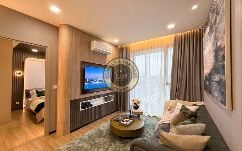 2 izbový vzorový apartmán, Aquarous Jomtien Pattaya, Thajsko