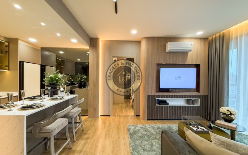 2 izbový vzorový apartmán, Aquarous Jomtien Pattaya, Thajsko