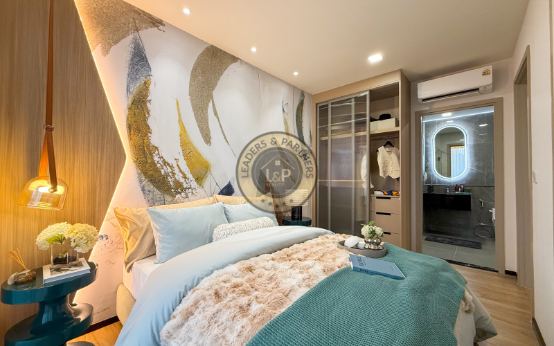 2 izbový vzorový apartmán, Aquarous Jomtien Pattaya, Thajsko