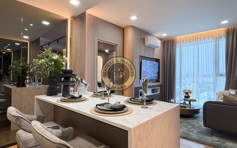 2 izbový vzorový apartmán, Aquarous Jomtien Pattaya, Thajsko