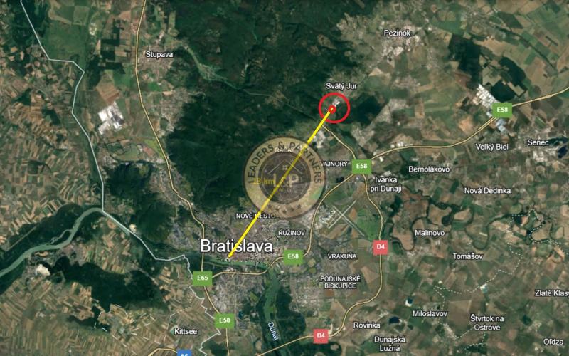 Na predaj areál v priemyselnej lokalite vo Svätom Jure s rozlohou 24287 m2