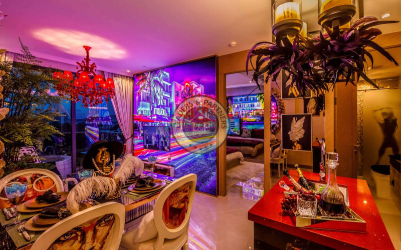 Apartmány The Riviera Ocean Drive, Pattaya-Thajsko