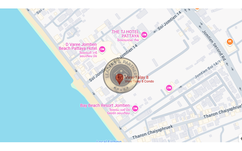 Apartmán v Thajsku 100metrov od mora, Pattaya-Jomtien