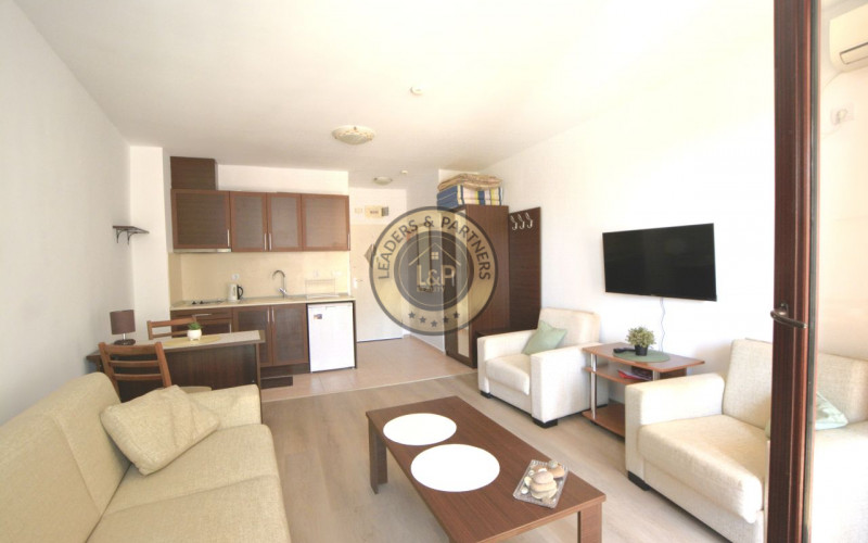 Štúdio 1+kk s balkónom a bazénom Aheloy-Bulharsko