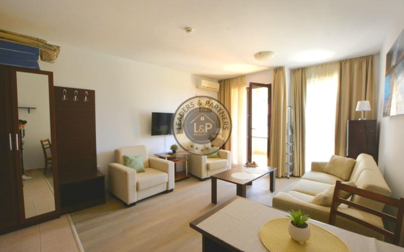 Štúdio 1+kk s balkónom a bazénom Aheloy-Bulharsko