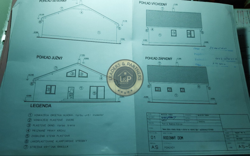 Rodinný dom Košice -Okolie, Sokoľany, rozostavaný