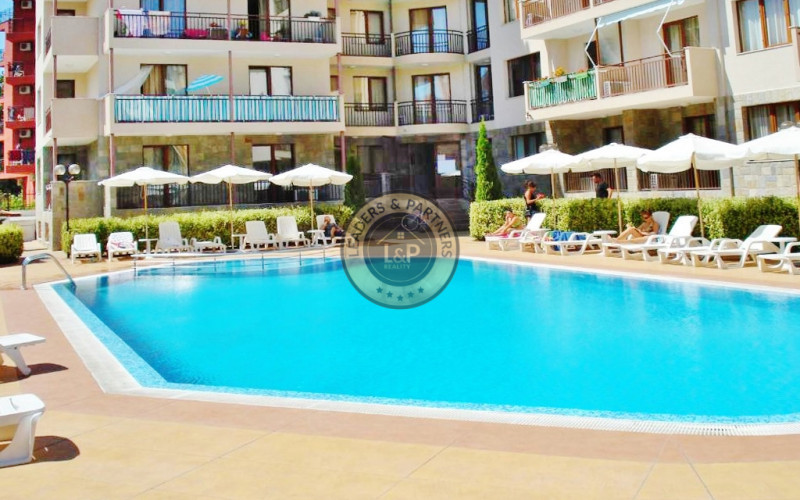 Apartmán 1+kk s bazénom Slnečné pobrežie, Bulharsko