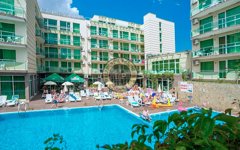 Apartmán 2+kk s balkónom a bazénom Sarafovo-Bulharsko