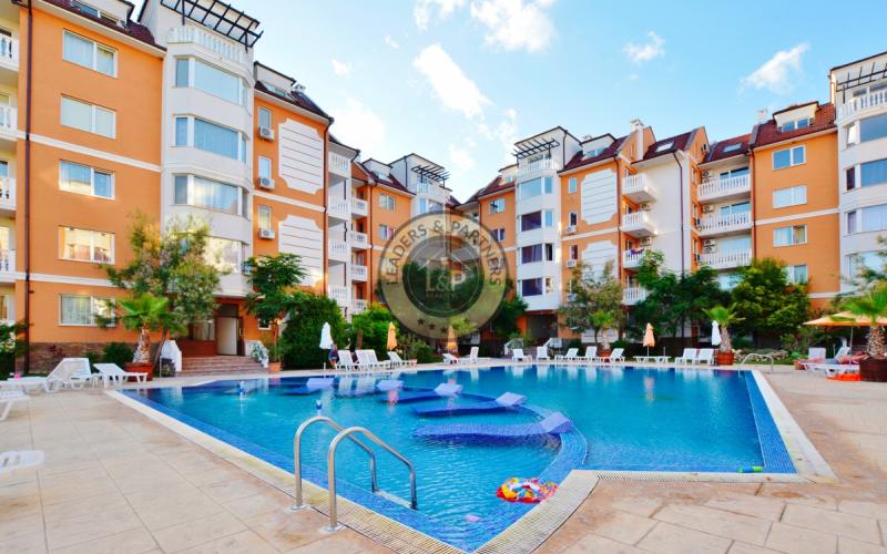 Apartmán 3+kk s balkónom a bazénom Slnečné Pobrežie, Bulharsko