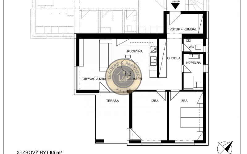 NA PRENÁJOM - Moderný 3 izbový byt s terasou - Šidlovec