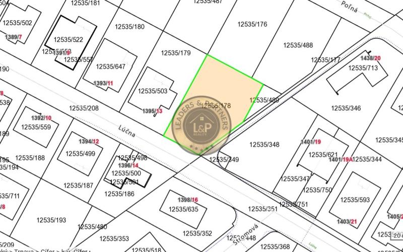 Na predaj pozemok vhodný na výstavbu RD v obci Cífer