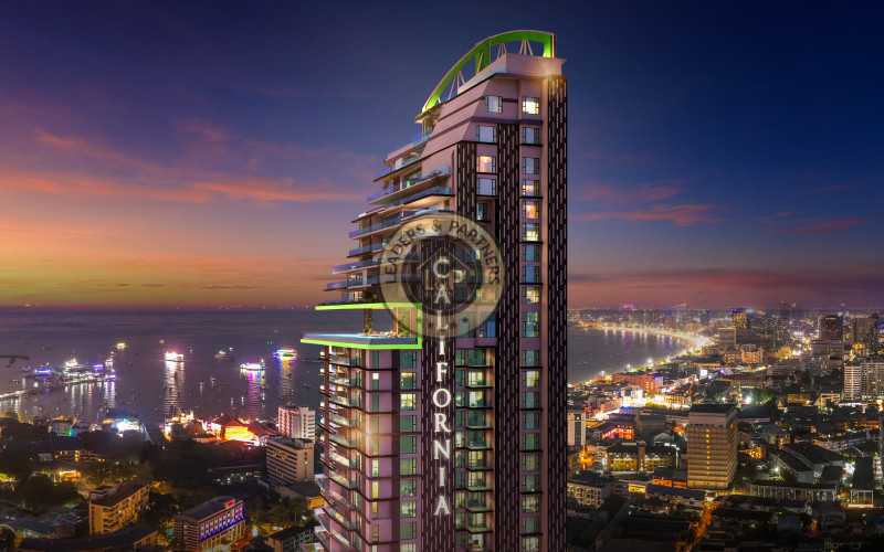 Apartmány The Riviera California, Pattaya-Thajsko