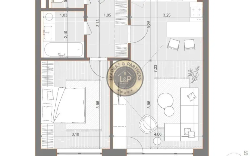 Veľkometrážny 2-izb. na prenájom | NA PIESKU, BA II