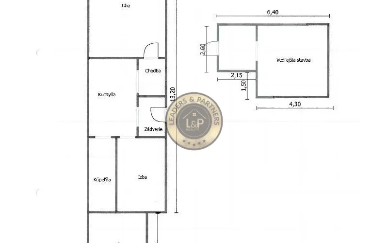 Na predaj starý rodinný dom v obci Siladice
