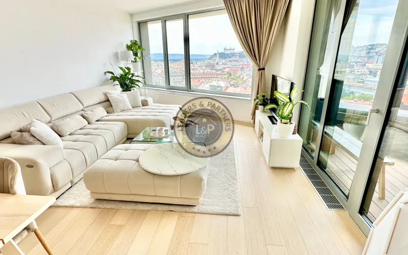 SKYPARK, Veža I, 3-izb. byt s výhľadom na hrad NA PRENÁJOM