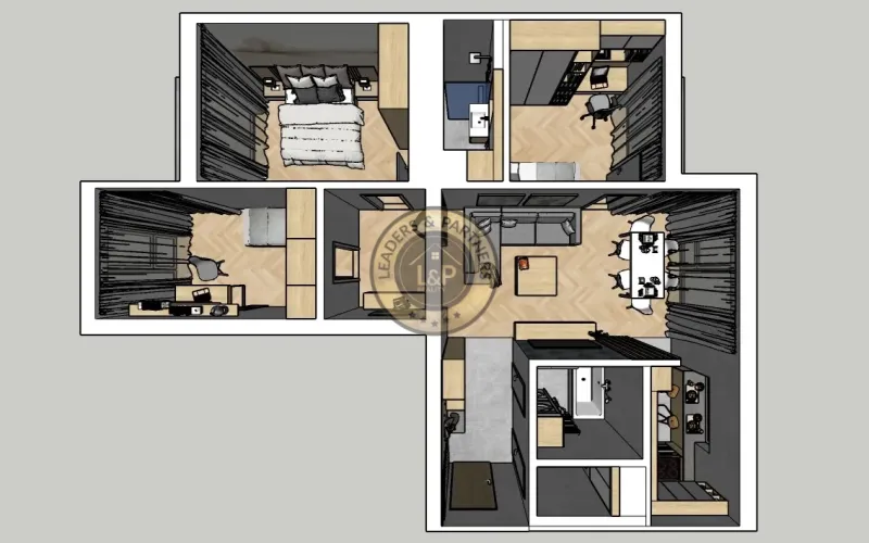 4 i byt Košice - Lorinčík, Pod Hájmi, novostavba, 2x terasa,