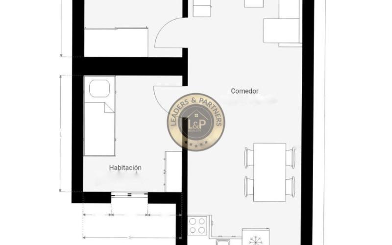 Apartmán 3+kk Torrevieja-centrum, Španielsko