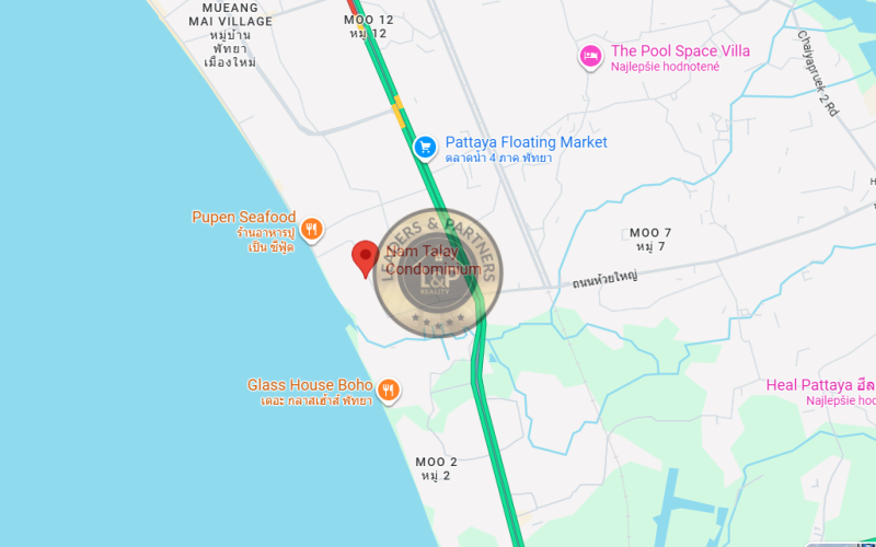 Thajsko-Pattaya-2 izbový apartmán-Nam Talay Condominium
