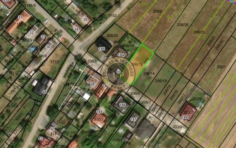 Na predaj 2 pozemky vhodné na výstavbu RD  v obci Pavlice