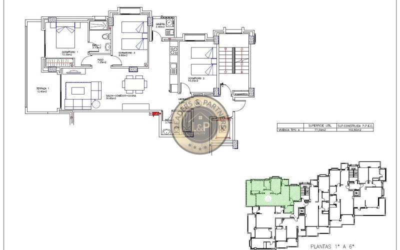 Apartmán 4+kk Murcia-La Manga del Mar Menor, Španielsko