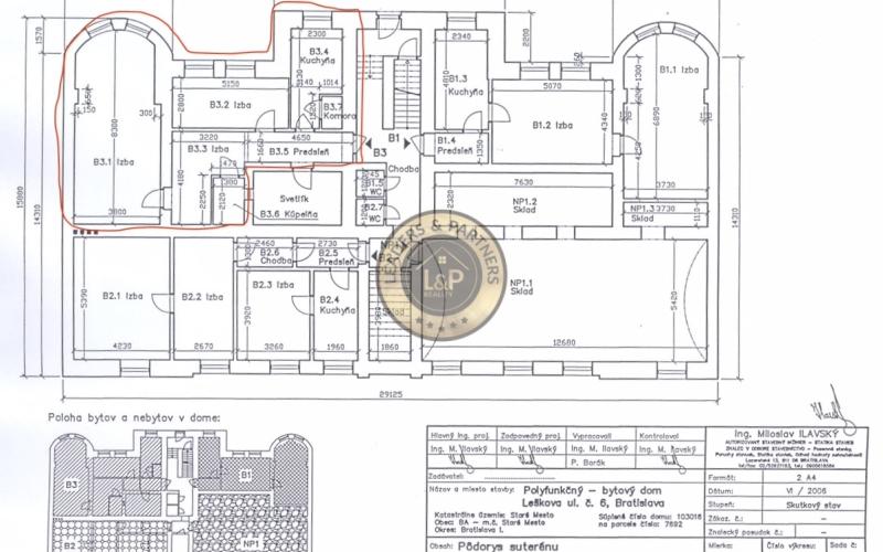 TOP PONUKA: Predaj 2i bytu na LEŠKOVEJ UL., BA I