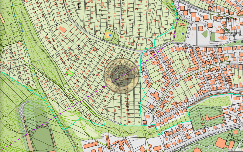 Investičný pozemok na výstavbu chaty,Kalvária, IS na pozemku