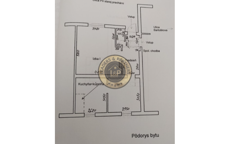 NA PREDAJ 1,5-izb. byt s predzáhradkou, BA III