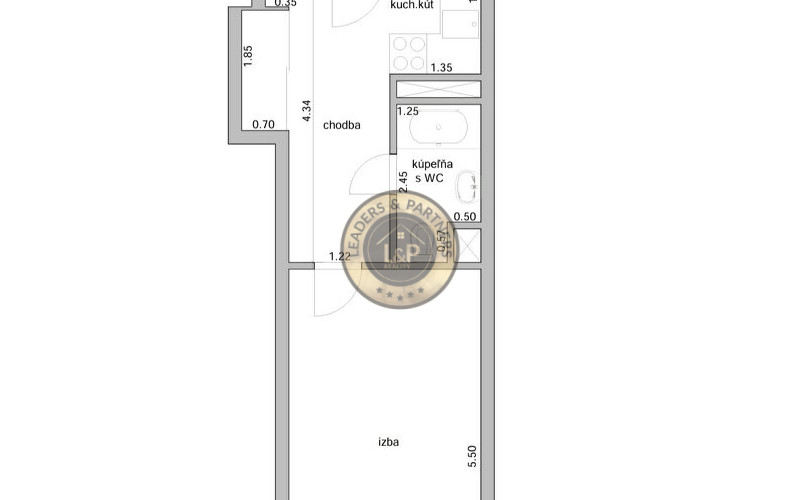 NA PRENÁJOM 1-izbový byt v lokalite Rača-Vinohrady