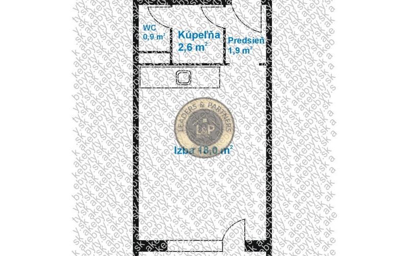 Na prenájom garsónka, Košice-Darg.hrdinov, ul. Kpt. Jaroša