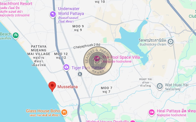 Thajsko-Pattaya-2 izbový apartmán na pláži-Musselana Condo
