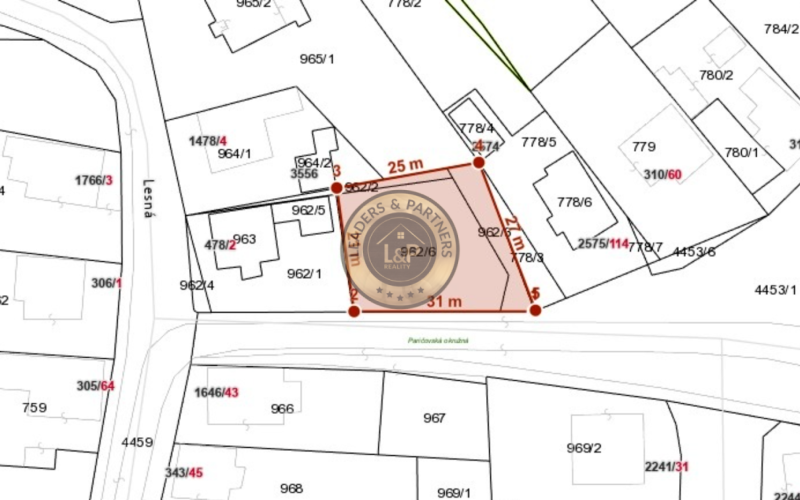 Stavebný pozemok 676 m² | tichá lokalita | Trebišov