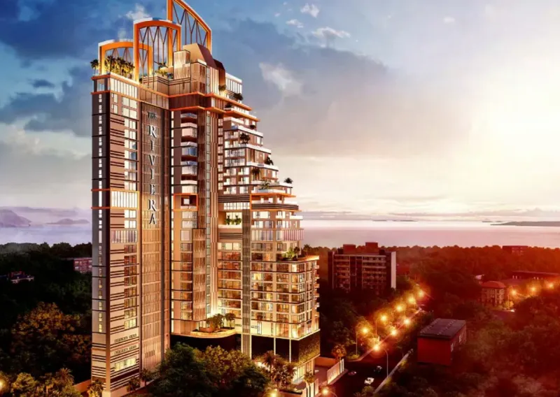 Apartmány The Riviera Malibu, Pattaya-Thajsko
